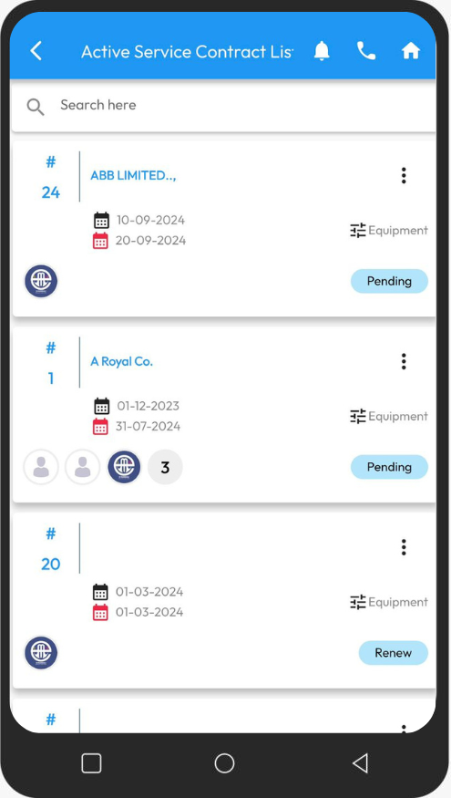 CRM ERP Dashboard Software
